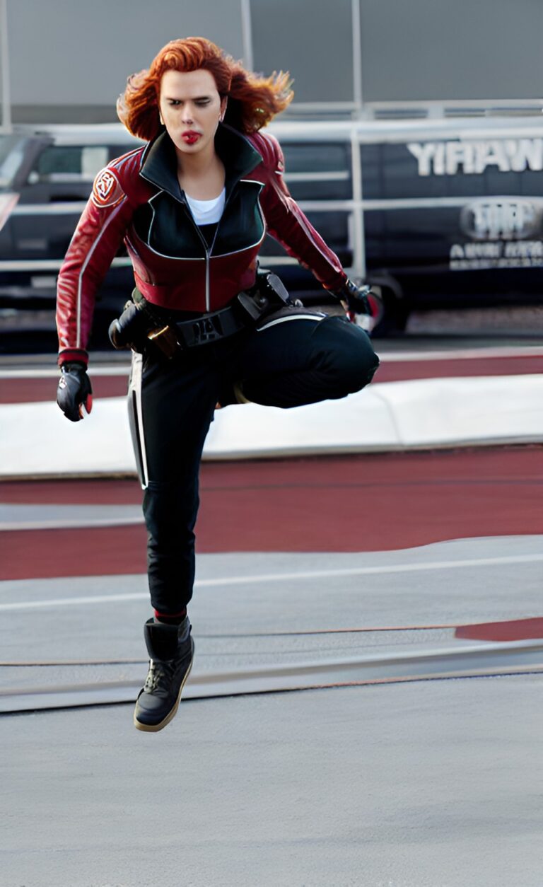 Scarlett Johansson stunt