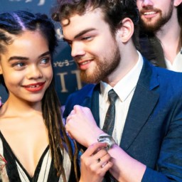 do anya taylor joy and nicholas hoult reunite for jaeger lecoultre event with lenny kravitz