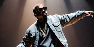 Kanye West dancing