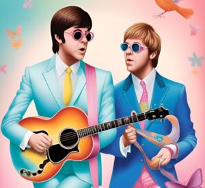 Paul McCartney and Elton John