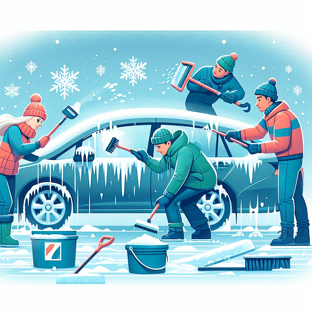 how can car windows be prevented from freezing or de iced effectively