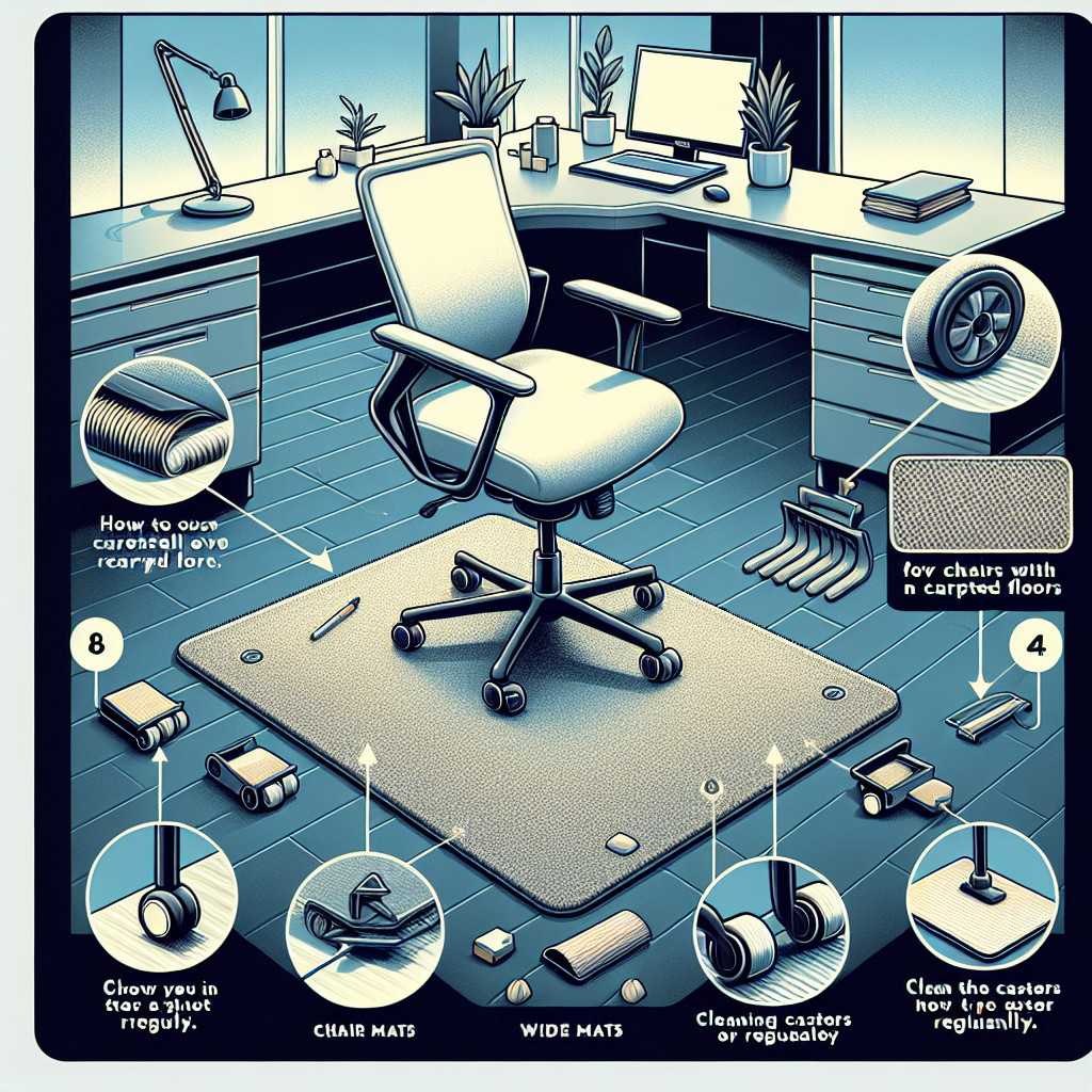 how to effectively use roller office chairs on carpeted floors