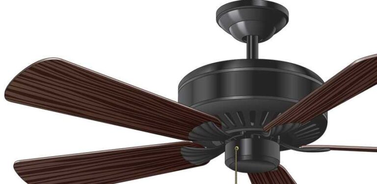 is hanging a ceiling fan possible with short wires or without a secure hanger