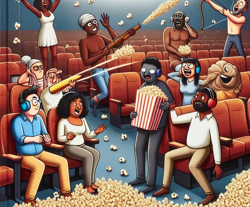 the popcorn apocalypse a hilarious guide to outwitting theaters noisy munching horde