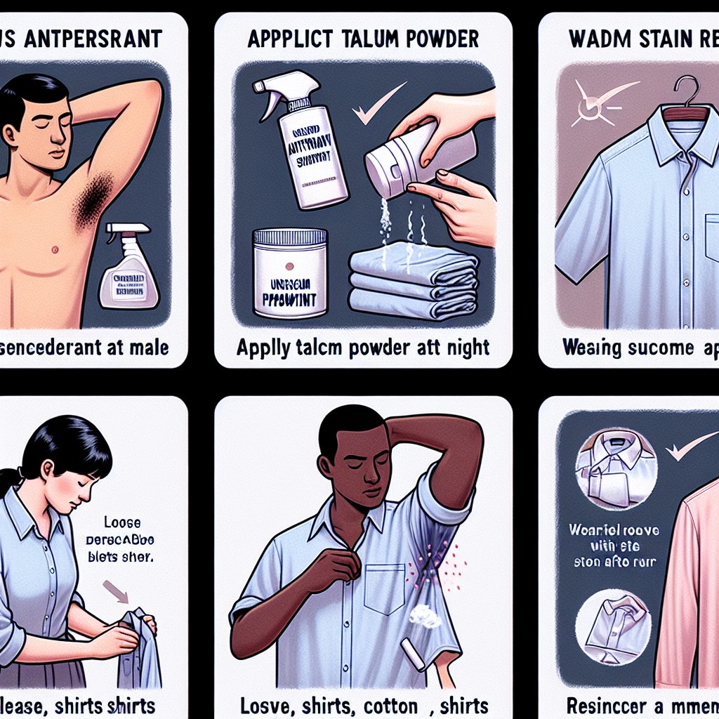 what are effective ways to prevent pit stains on shirts
