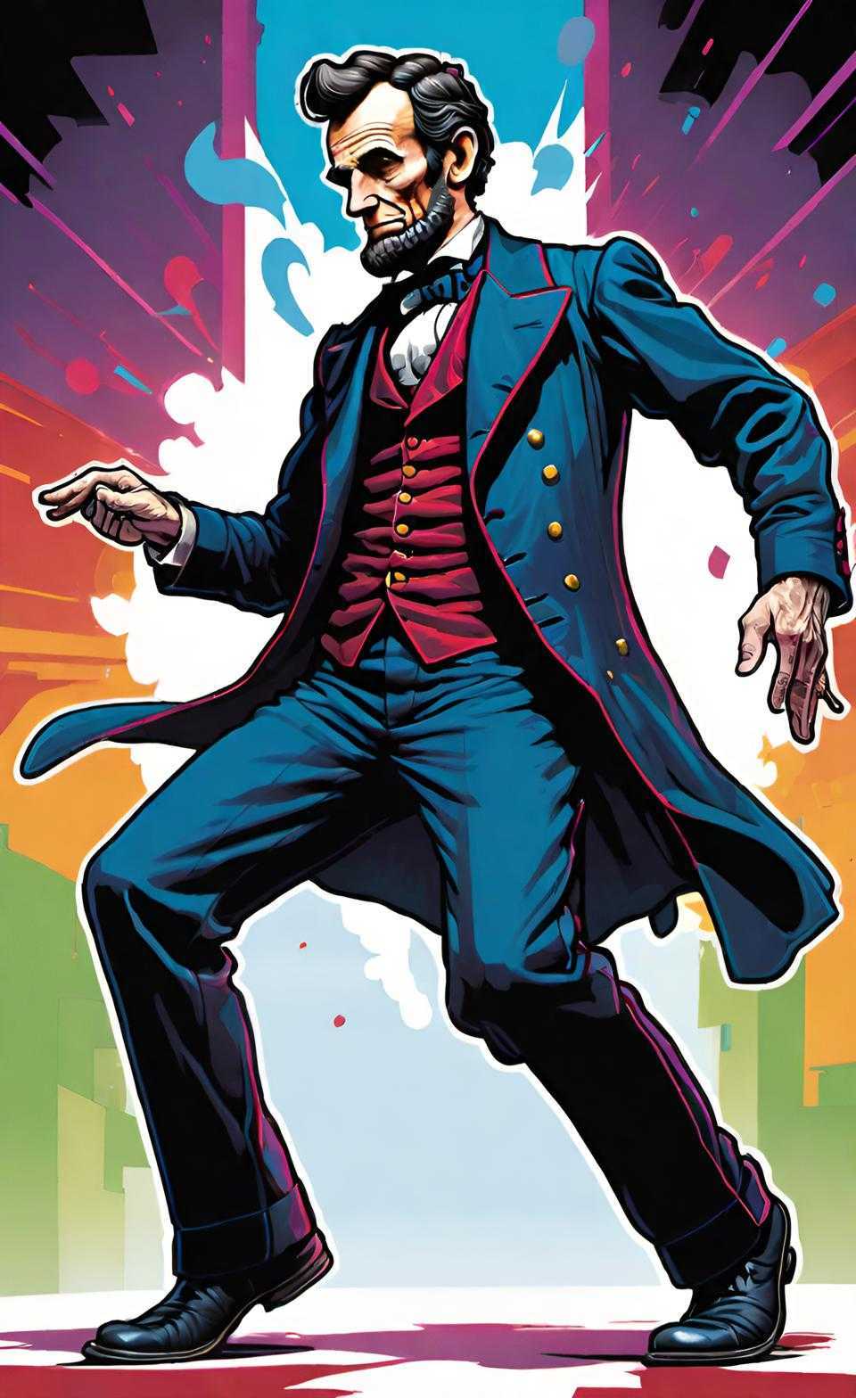 Abraham Lincoln dancing
