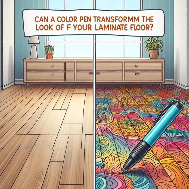 Can a Color Pen Transform the Look of Your Laminate