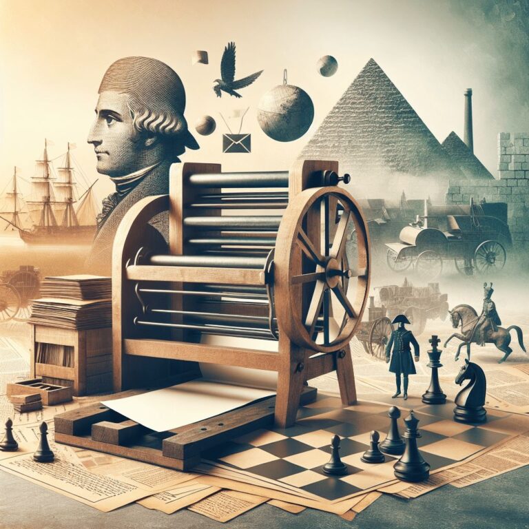 Did Napoleon introduce the printing press to Egypt for strategic