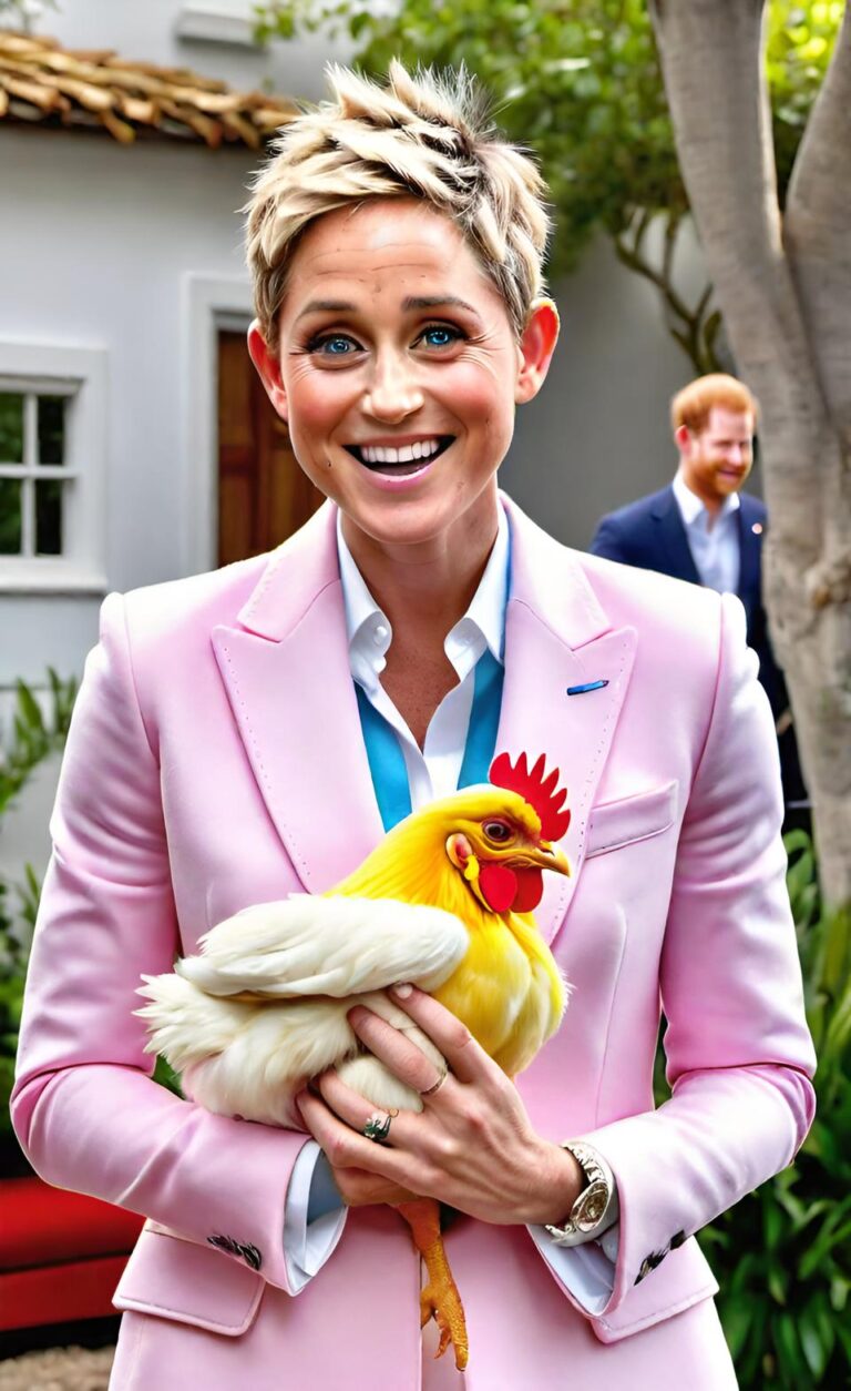 Ellen DeGeneres gifted her chicken Sinkie to Prince Harry & Meghan amidst bullying