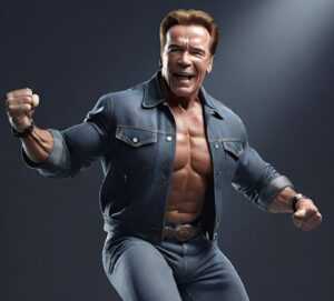 Arnold Schwarzenegger dancing
