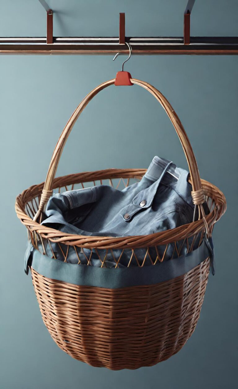 Basket Attached to Hangers