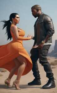 Kim Kardashian & Kanye West dancing