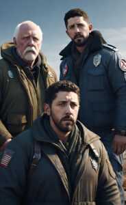 Toby Kebbell Shia LaBeouf and James Cosmo