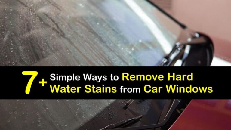 what secret method eliminates stubborn windshield stains without a trace
