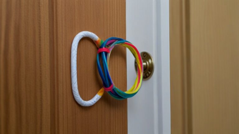Default Can a Rubberband really hold a door without latching