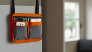 Default Can hanging pocket organizers solve your cable clutter