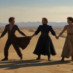 Default Dune cast dancing in the desert
