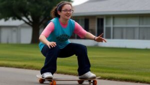 Default Gypsy Rose Blanchard skate boarding