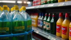 Default rinsing supermarket bottles
