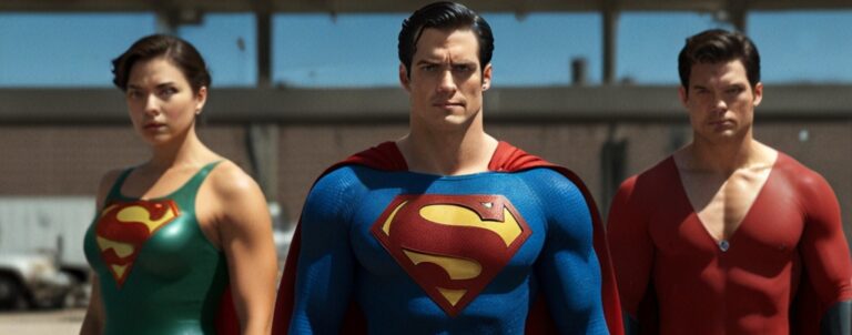 Default Superman and CoStars Show Off Their Super SixPacks in