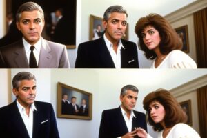 George Clooney confront White House
