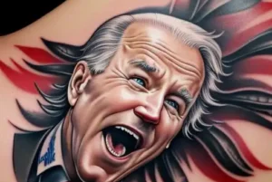 Joe Biden tattoo