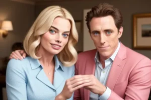 Margot Robbie Surprises Rob Brydon on 'Barbie' Set