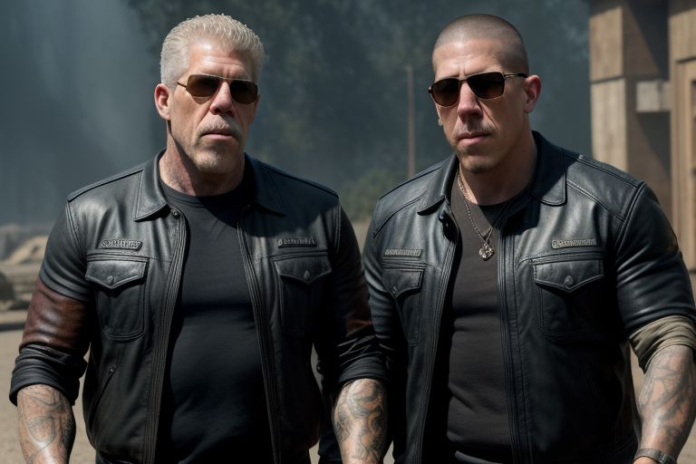 Ron Perlman and Theo Rossi