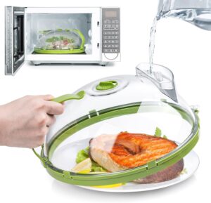 Transform Your Microwave Experience: The Must-Have Clear Splatter Cover That Steams and Keeps Food Fresh!