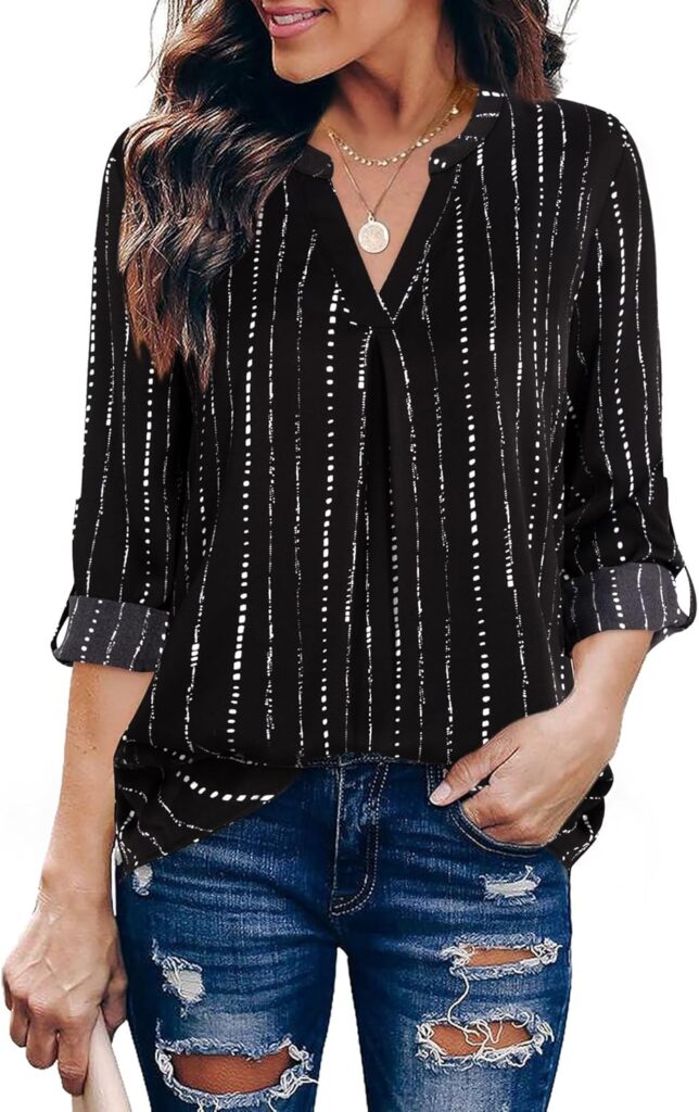 Transform Your Office Look: Must-Have Gaharu Women's 3/4 Sleeve Chiffon Blouses for Unstoppable Style!