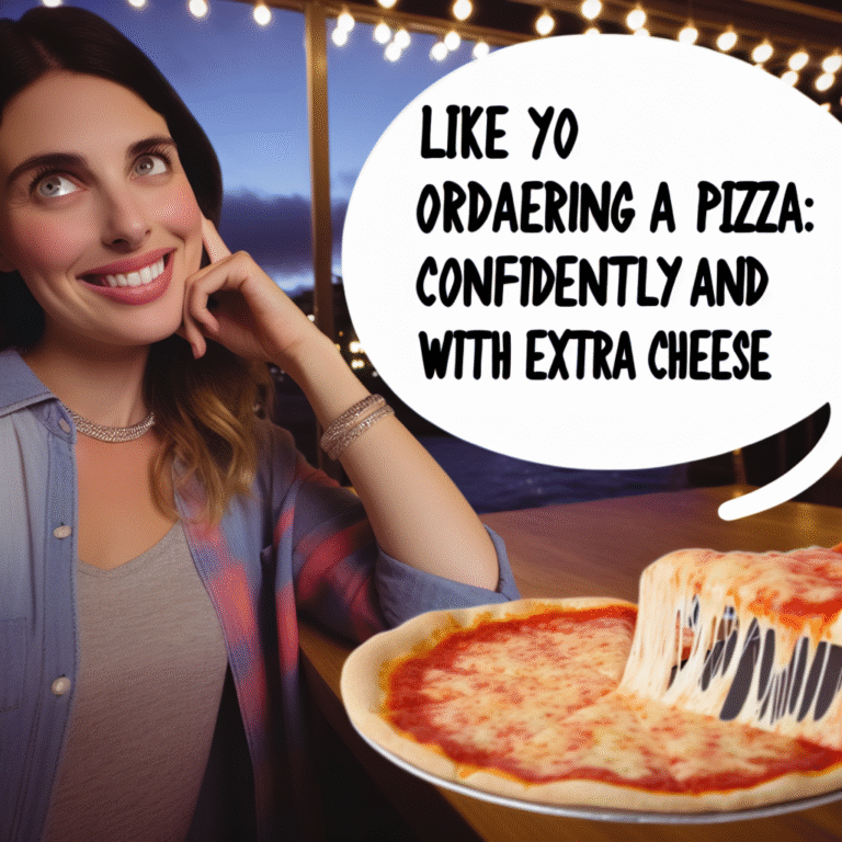 Ask them out like you’re ordering pizza: confidently and with extra cheese—because who can resist a good slice?