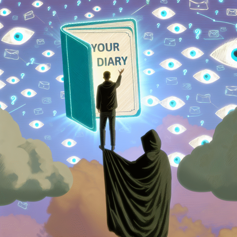 Feeling exposed? It’s like my diary just went viral! Can someone pass me a cloak of invisibility, please?