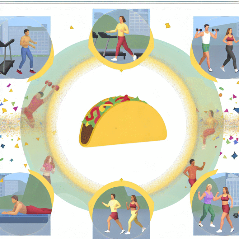 Got a little extra fluff? Let's turn those tacos into a taco 'bout fitness and fun!