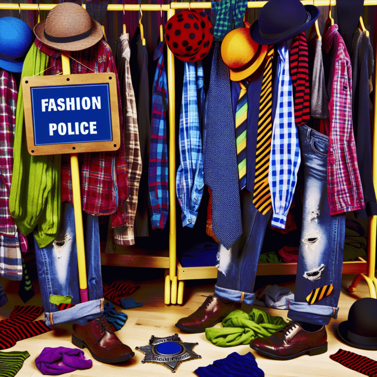 I should upgrade my wardrobe—my clothes are trying to run away from embarrassment! Fashion police, here I come!