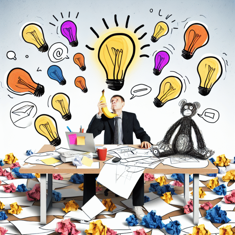 I’m on a brainstorming mission—send me your wackiest ideas before my brain turns to mush!