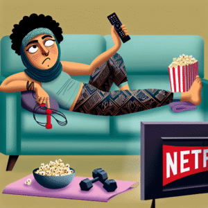 I'm sore! Did I workout or just re-evaluate my life choices while binge-watching Netflix? Either way, it’s a stretch!