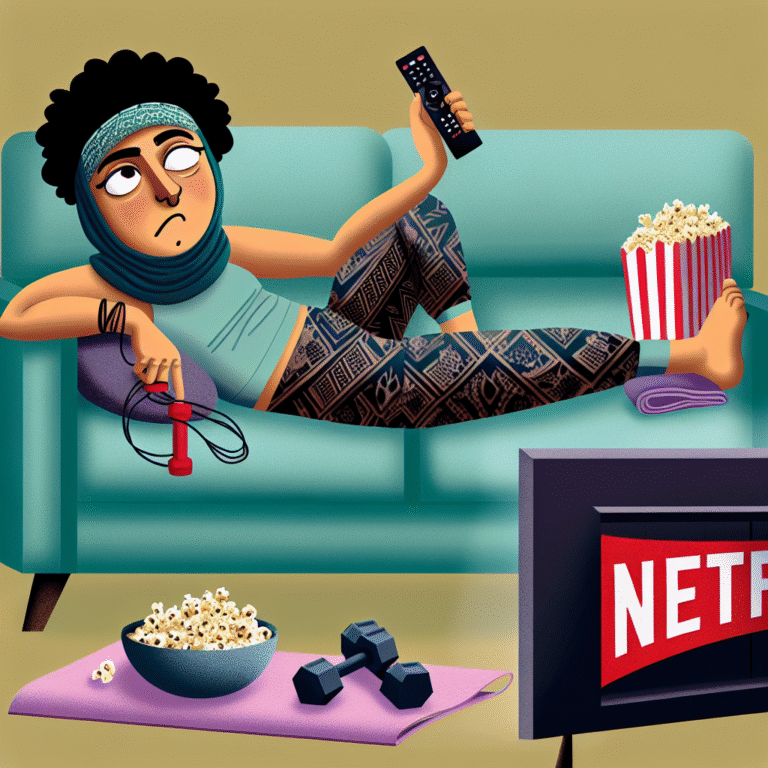 I'm sore! Did I workout or just re-evaluate my life choices while binge-watching Netflix? Either way, it’s a stretch!