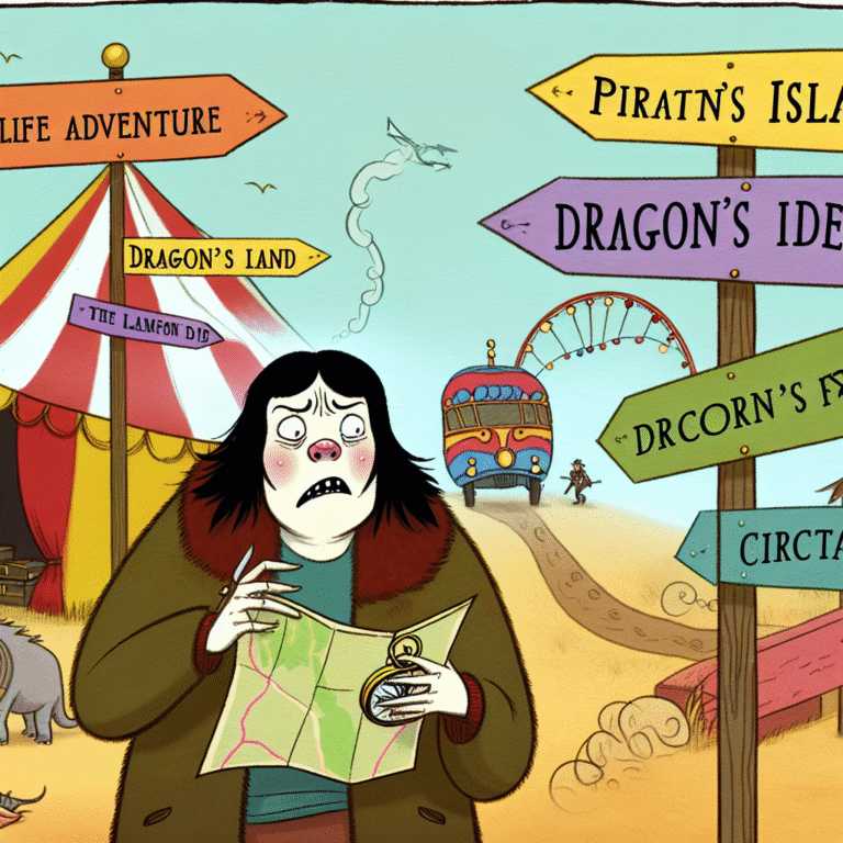 In desperate need of a life GPS! Help me chart my next wacky adventure before I accidentally join the circus!