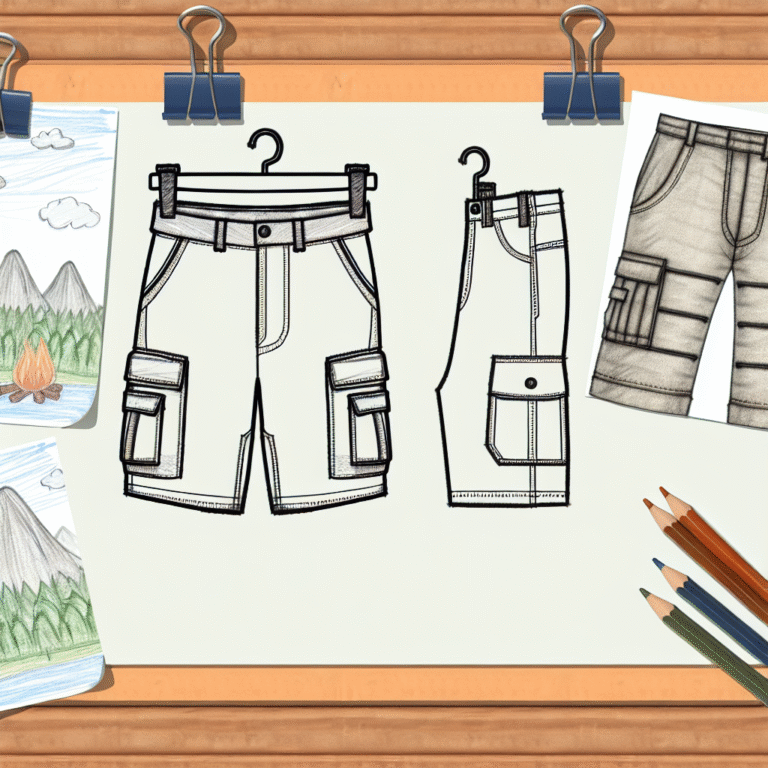 Men’s rugged shorts: for when you want to look tough while secretly avoiding nature's cold embrace.