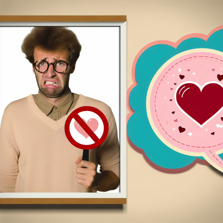 My boyfriend thinks complimenting me is cringe—guess he prefers to keep his sweet talk in the 'no-fly zone!'