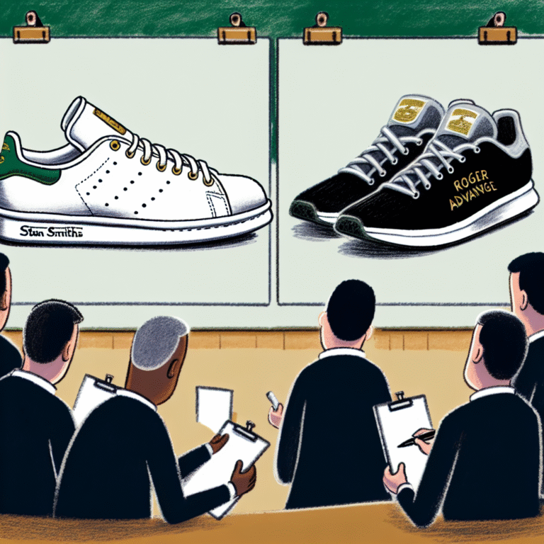 Seeking witty reviews of On The Roger Advantage: Are they the suave cousins of Stan Smiths or just fashionable fakes?