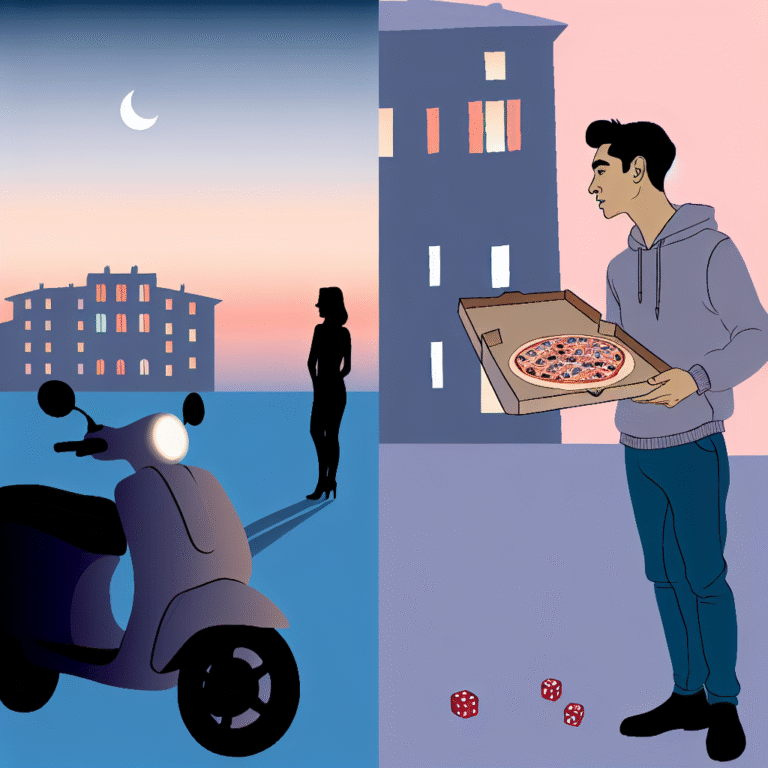 Should I roll the dice and ask her out again, or just accept my fate as a lonely pizza delivery guy?