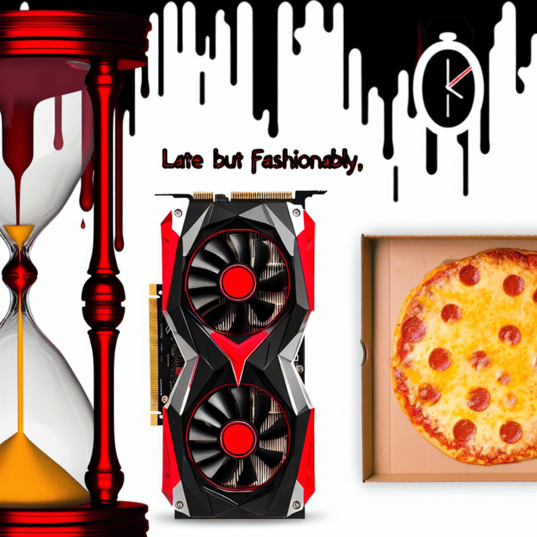 The 9070xt has arrived, fashionably late! It's like my pizza delivery—great, but where's the extra cheese?