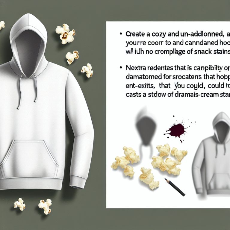 Unfancy hoodie: perfect for hiding snack stains and dramatic exits—no crop, just comfort!