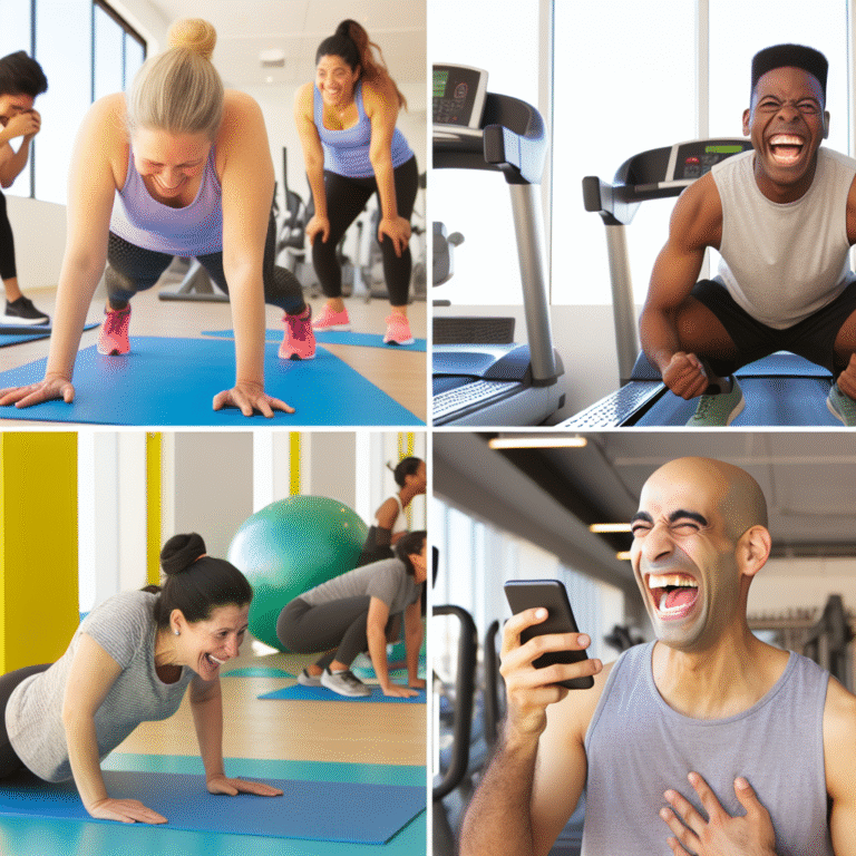 "Get fit while laughing! Our app turns sweat into giggles—because who knew burpees could be this fun?"