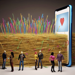 Swiping right: the adult version of finding a needle in a haystack, but way more awkward and with less hay.